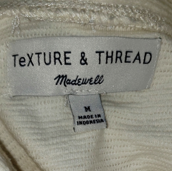 Madewell Texture And Thread Texture Mockneck Sweater Size M - Picture 3 of 8